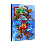 Old Time Hockey - Canvas Print