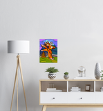 Shaolin Monk - Metal Print
